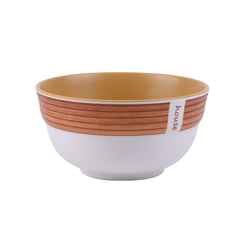 Customizable 100% Melamine Dinnerware Reusable Dinner Bowl for Home Use