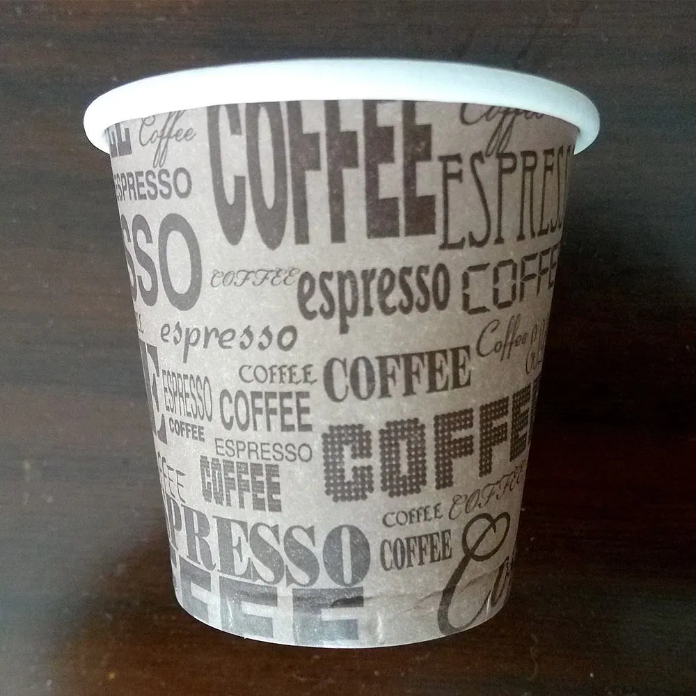 Eco-Friendly 2.5oz Disposable Paper Cups for Hot/Cold Beverages