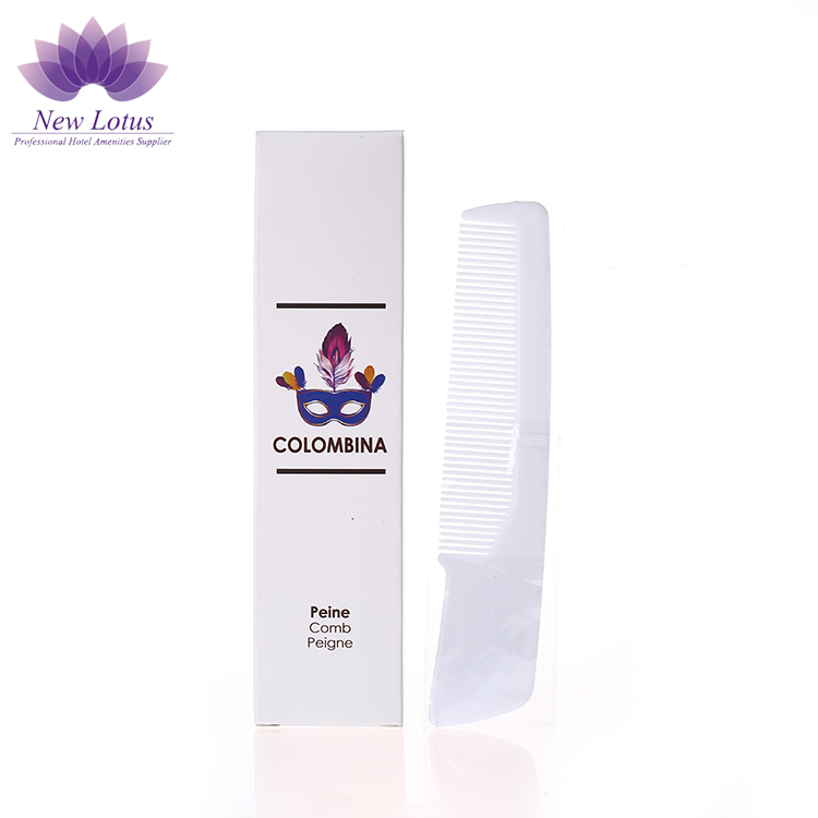 Hotel Comb - Eco-Friendly Disposable Luxury Hair Brush with Custom Design
