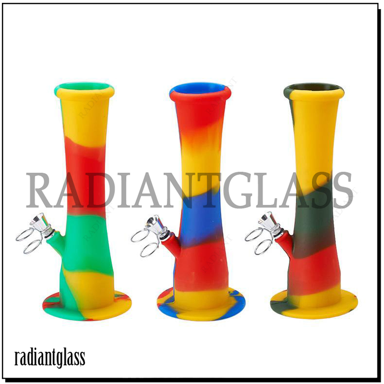 Mixed Colors Wholesale Price Smoking Glass Pipe Silicone Pipe Good Grade Silicone Water Pipe