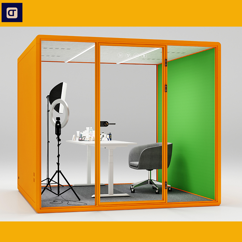 Indoor Home Office Telephone Booth Pod Work From Home Booth