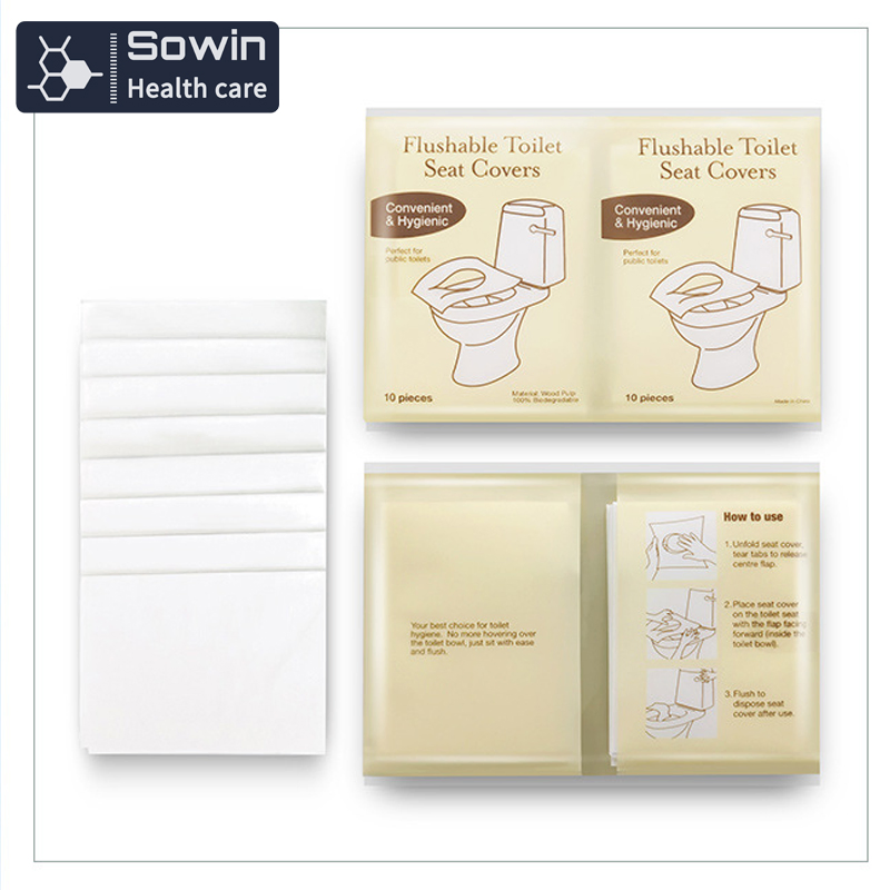Popular Package Dispsable Toilet Paper Cover for Girl and Women's Travelling Trip