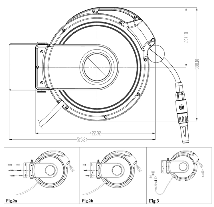 Pressure Mini Hose Reel