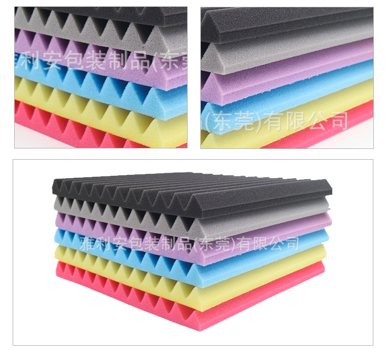 Acoustic Panels Foam Soundproof Sponge Pyramid Fire Insulation Sound Absorbing Cotton