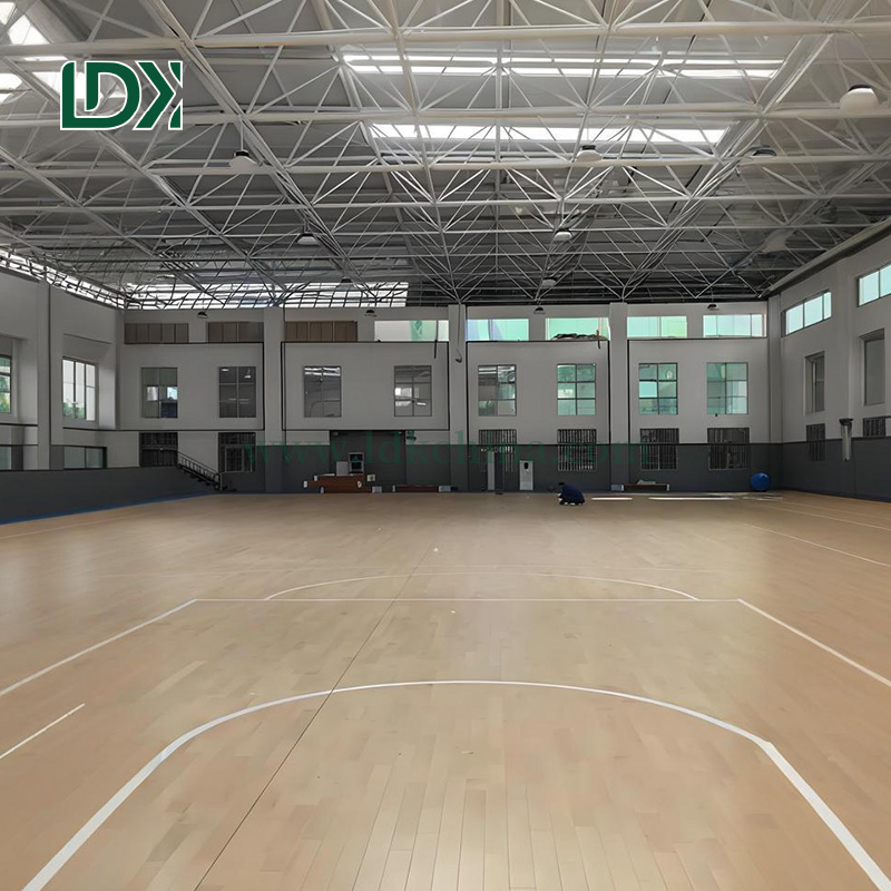 Factory Direct Basketball Wooden Flooring with Professional Shock Absorption