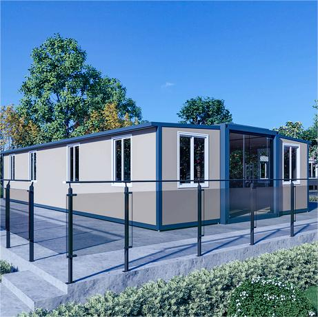 Professional Customized Double Wing Mobile Folding House for Foreign Trade Export