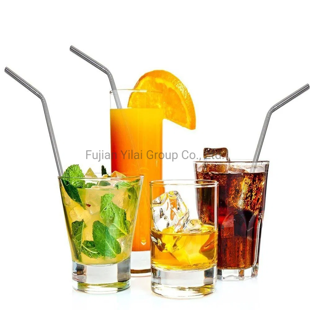 Food Grade Approved Stainless Steel Straws Reusable Metal Drinking Straws