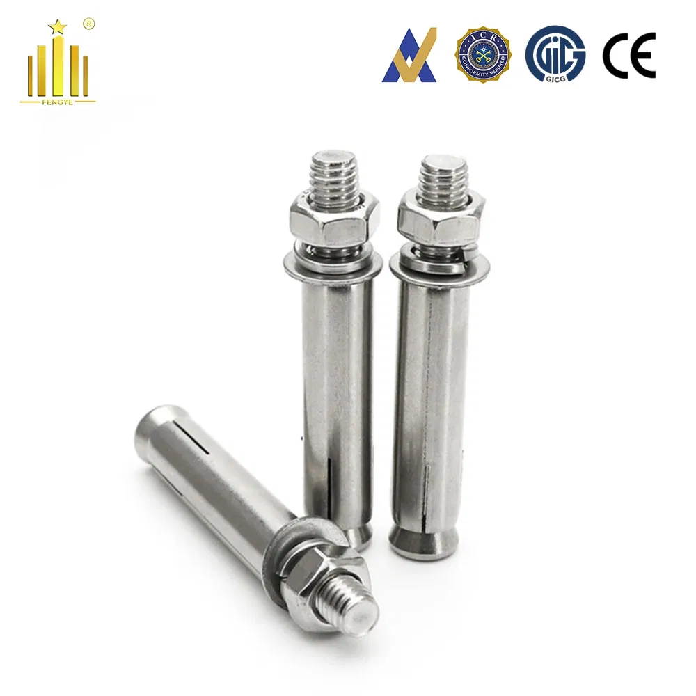 Corrosion-Resistant Stainless Steel Expansion Bolts for Outdoor Use