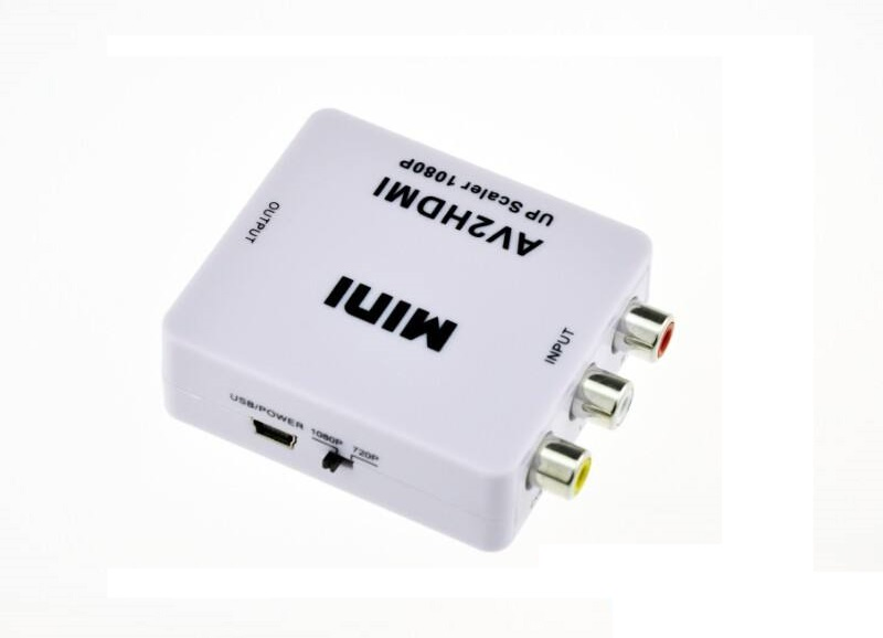 AV to HDMI адаптер для проектора, DVD, ТВ