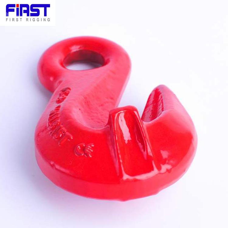 G80 Eye Shortening Grab Hook with Wings for Sling Connection