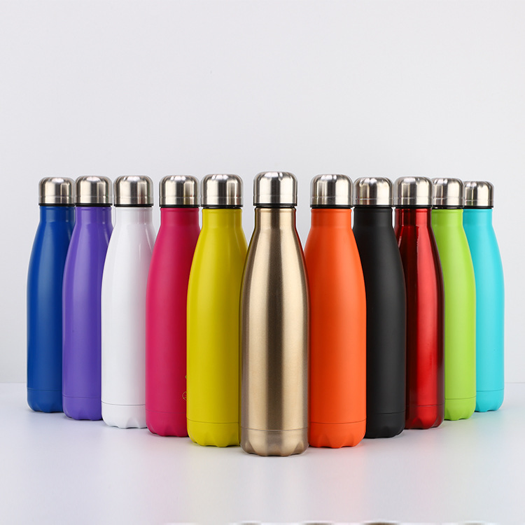 Customized Size Wide Mouth Vacuum Flask Cycling Use 32oz Stainless Steel Water Bottle Black Insulated Water Bottle