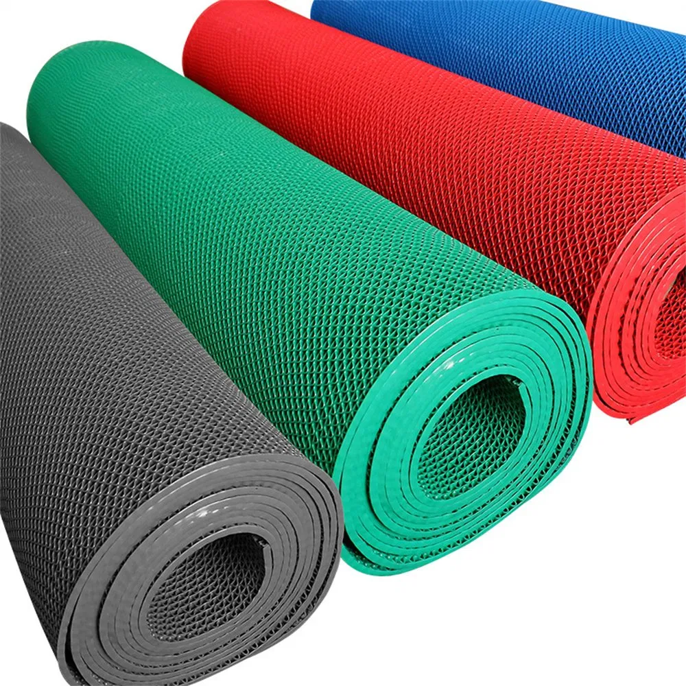 Custom Floor Mat PVC S Type Mat PVC Flooring Non-Slip S Mat PVC Kitchen Mat for Swimming Pool