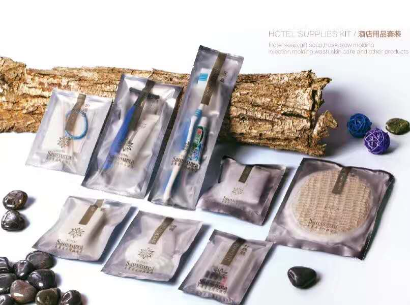 Hotel Amenities in Sachet with Printing for Hotel Room Using