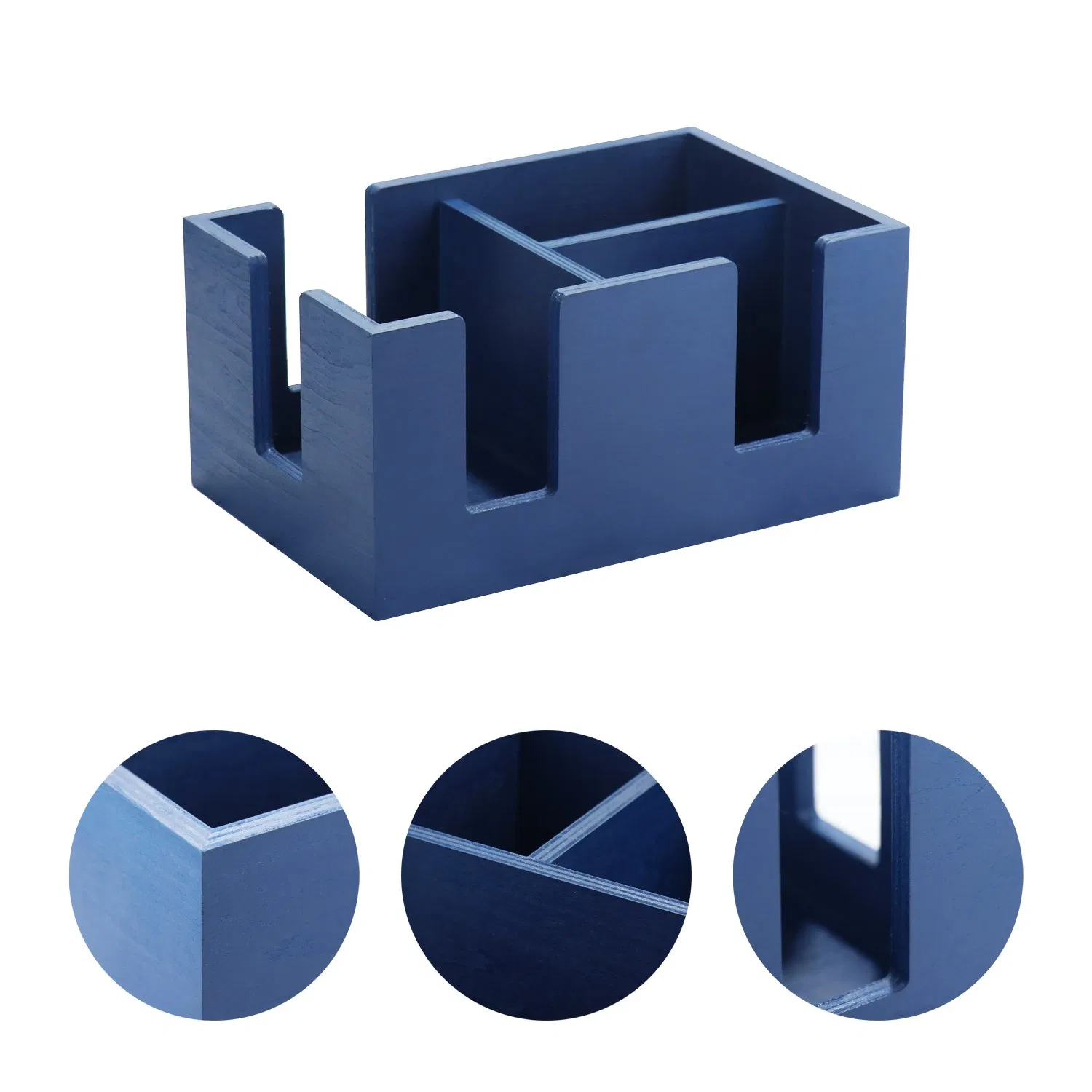 Multifunction Desktop Bathroom Bamboo Wood Luxury Paper Wooden Tissue Boxes