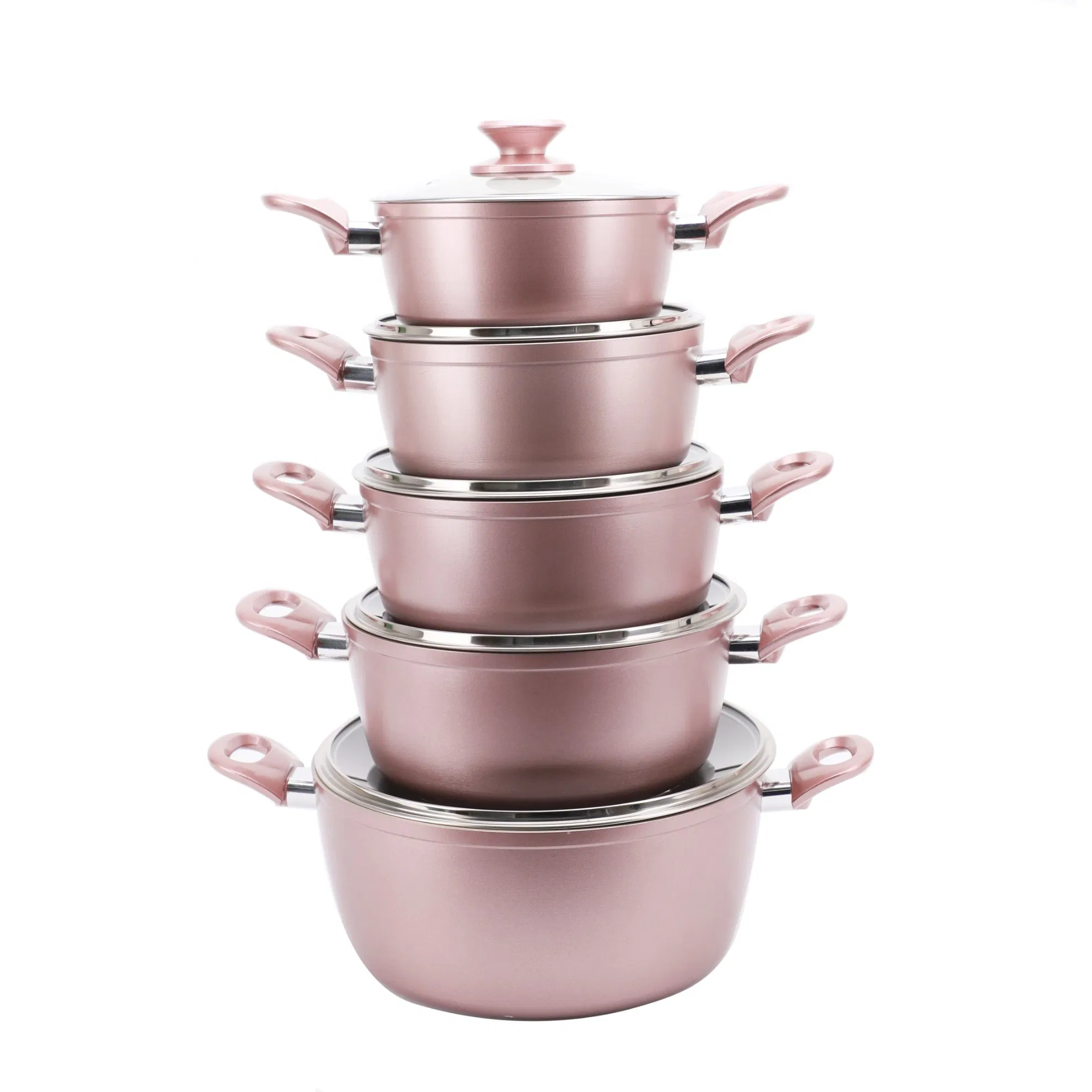 Wholesale Kitchenware Ceramic Cookwareset Nonstick Aluminum Cook Pot and Pan
