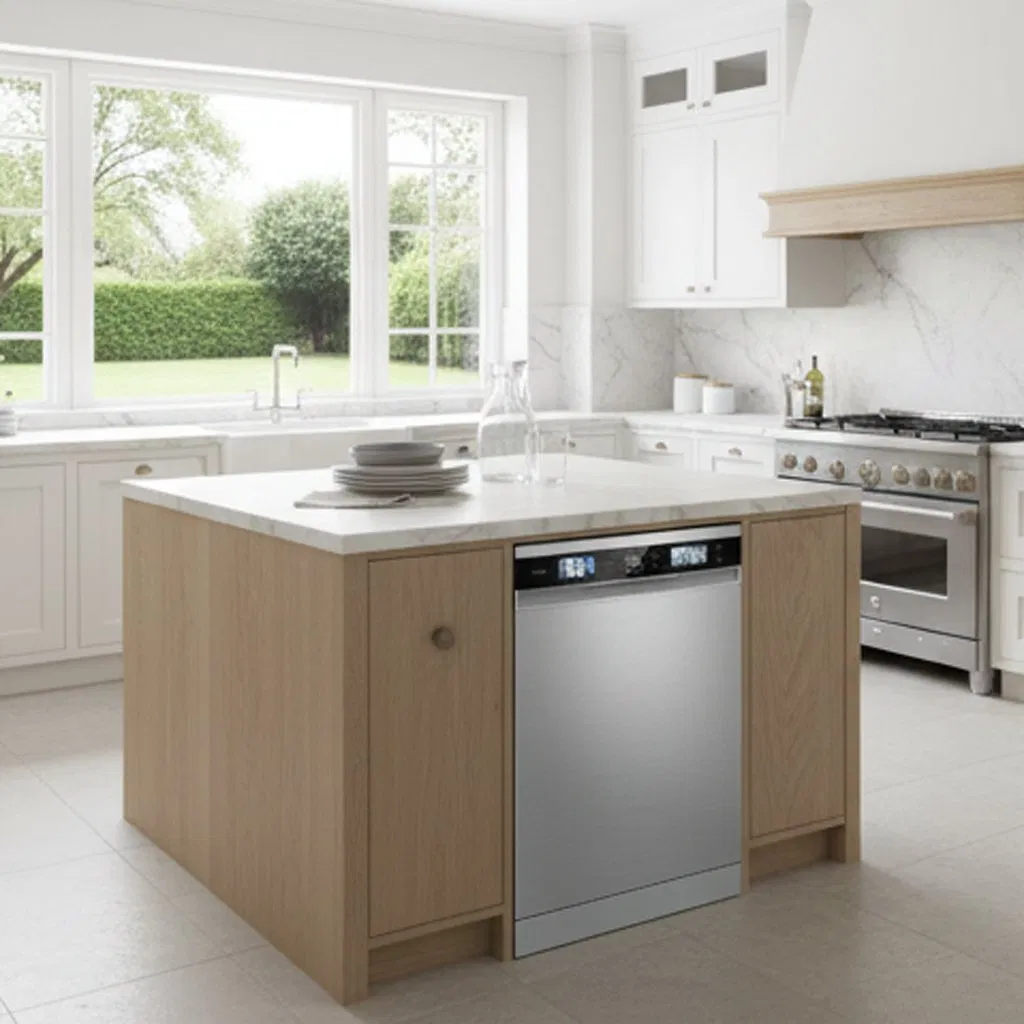 Sleek and Stylish Free-Standing Dishwasher for Space-Saving Solutions