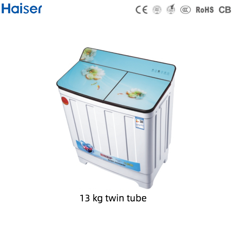 13 Kg Twin Tube Washing Machine with High Speed 1400 Rpm
