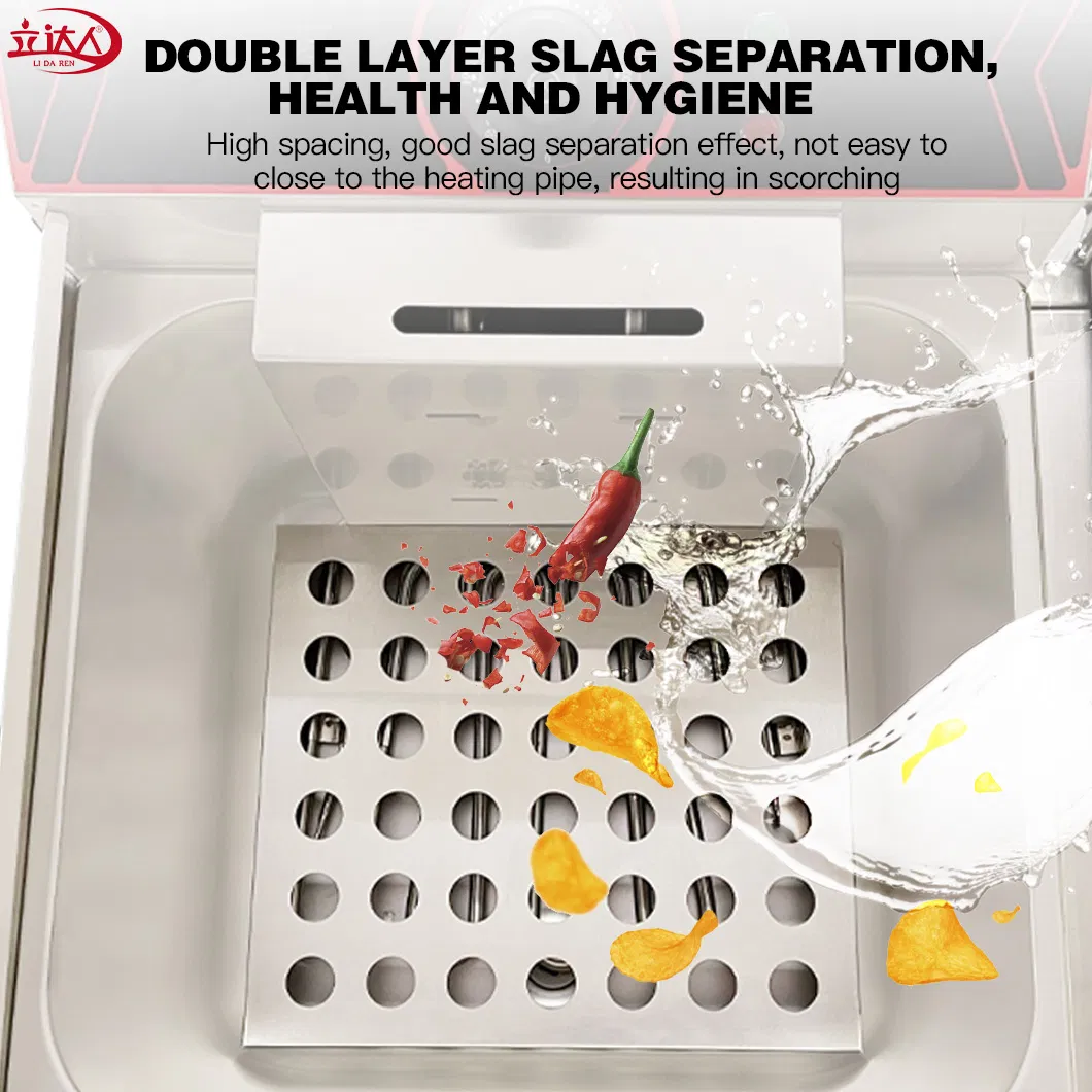 Lida Dual - Cylinder Electric Fryer