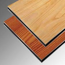 Алюминиевая композитная панель 3мм под дерево