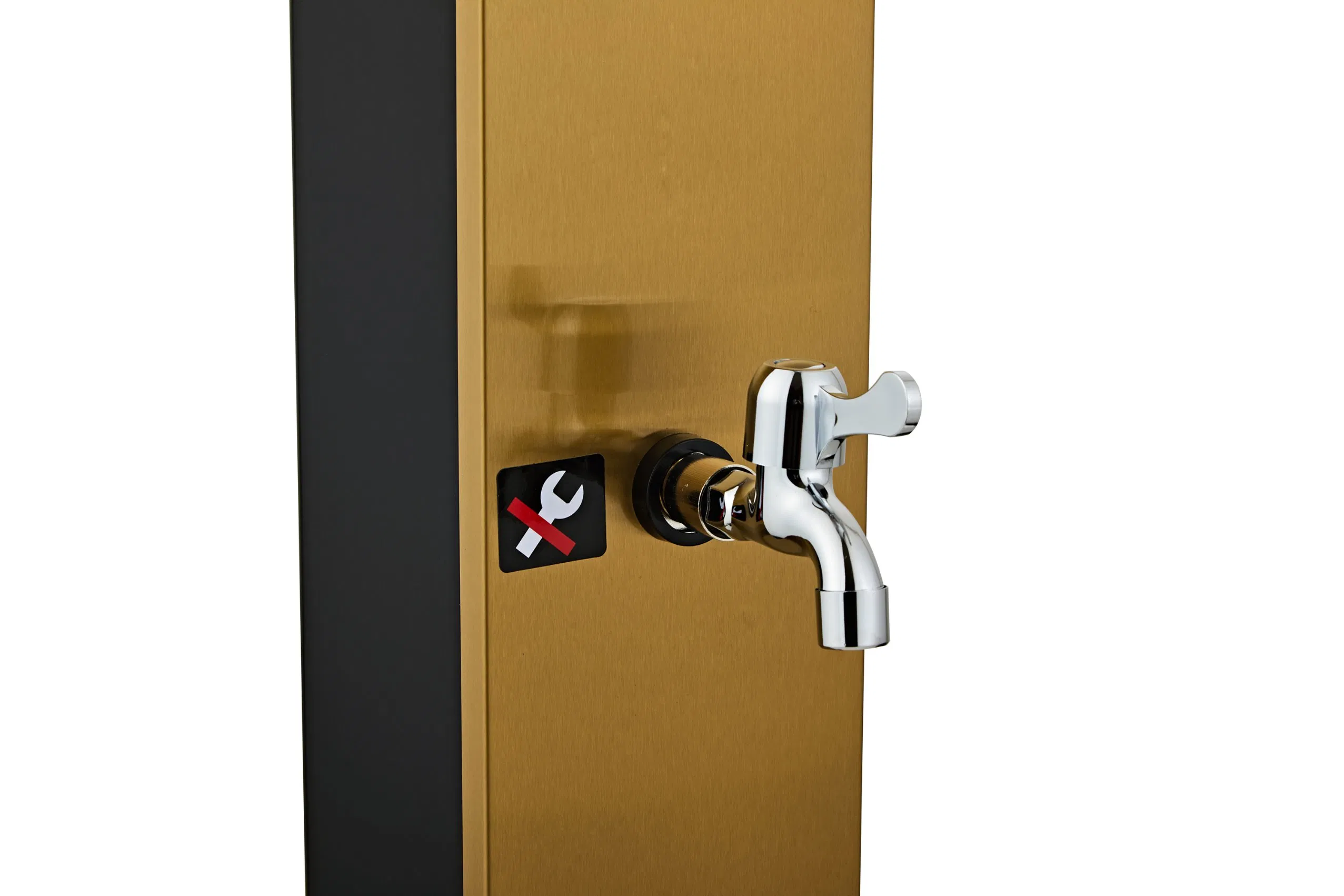 Stylish Solar-Powered Shower Column for Garden and Poolside Use