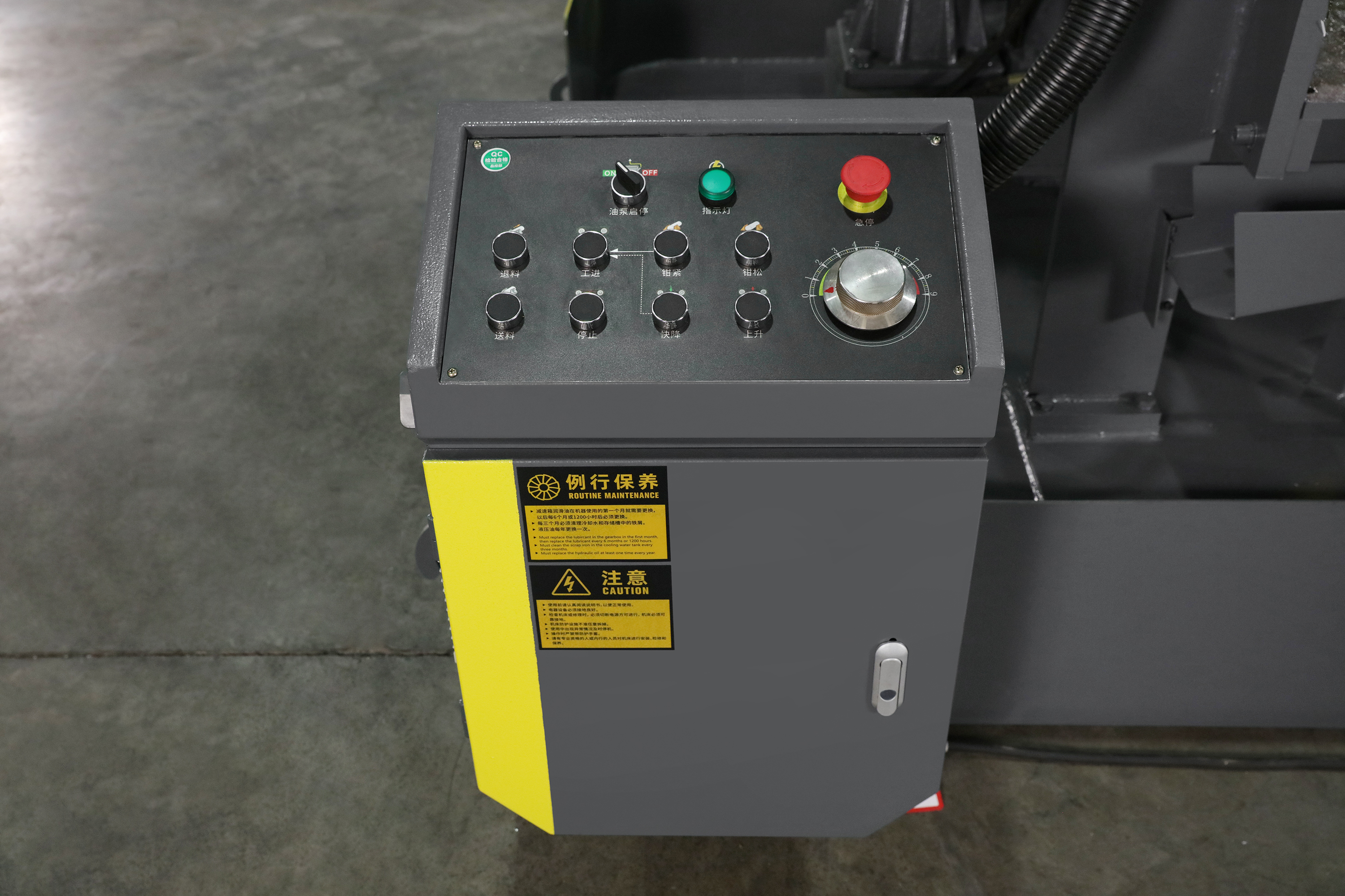 Ленточная пила по металлу полуавтоматическая угловая гидравлическая