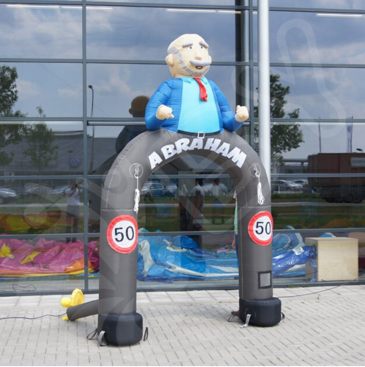 Factory Wholesale Price Rental Inflatable Abraham Arch Balloon to Holland