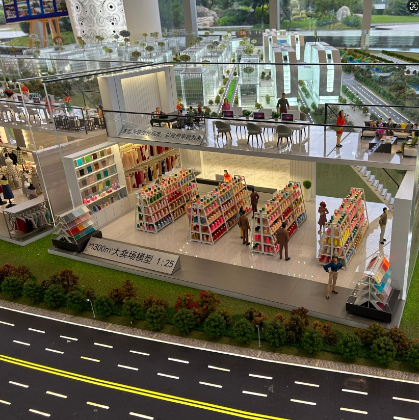 Professional Customized Mall Storefront Building Models to Meet Various Commercial Needs