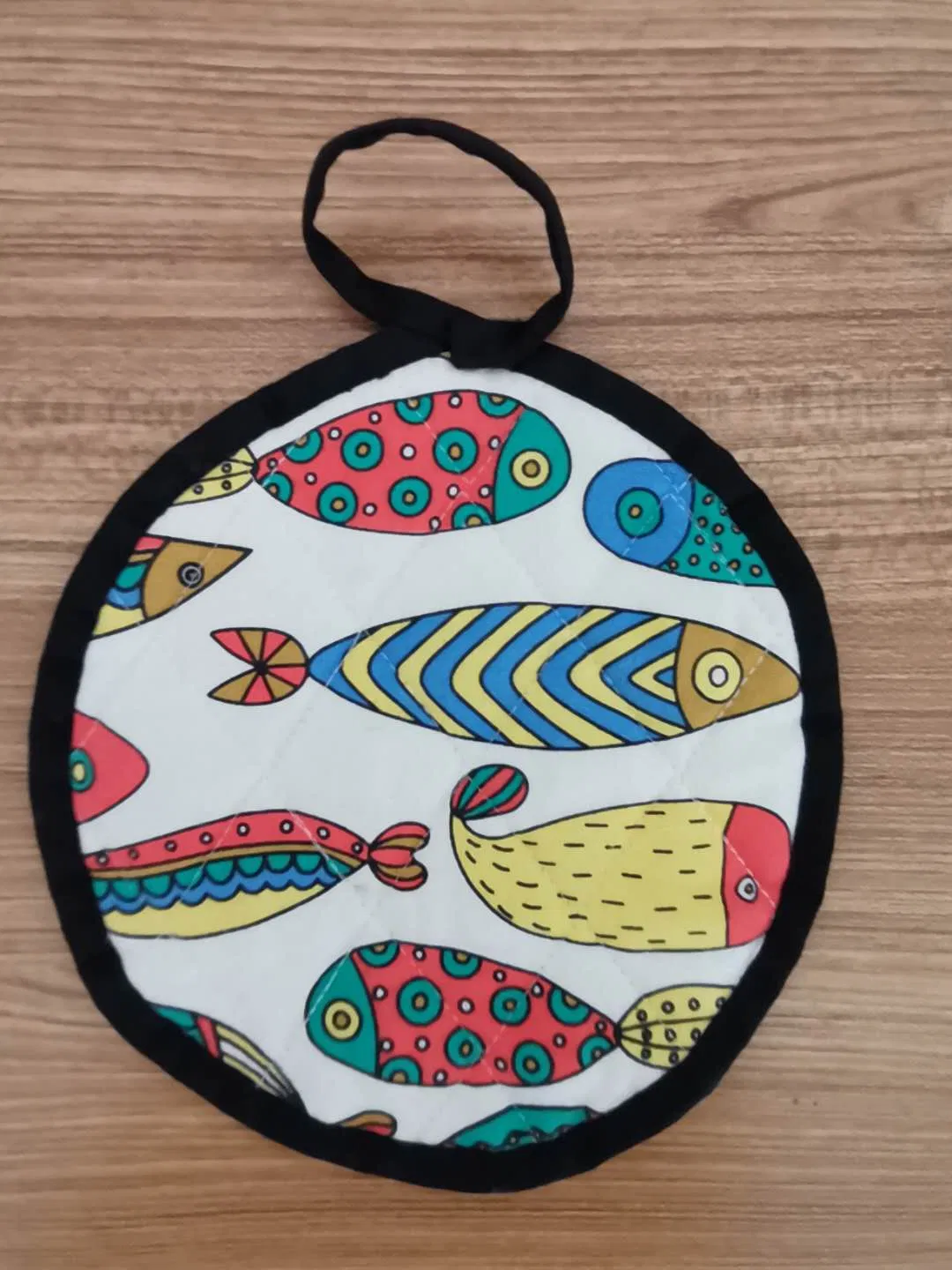 Hot Sale Polyester Digital Printing Fish Oven Mitt and Pot Holder