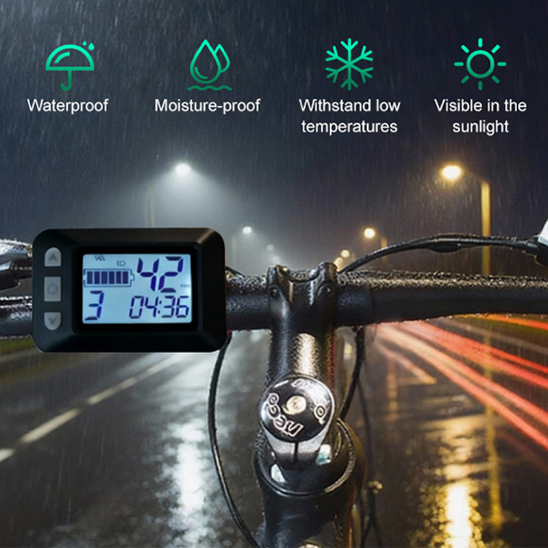 Монитор для электровелосипеда Smart Data Sync с LED-дисплеем