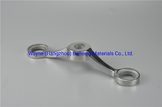 200mm Stainless Steel Glass Spider with 2 Arms 180° ; Glass Fitting Hardware, Point-Fixed Curtain Wall Hardware with High Quality and Best Price