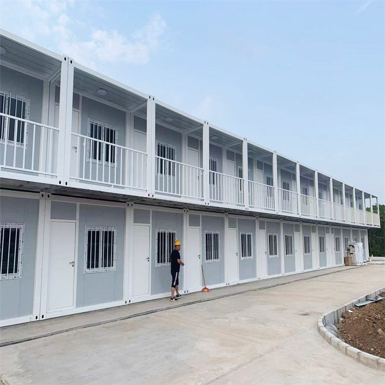 Two Storey 20 Feet Living Prefab Container Garage House