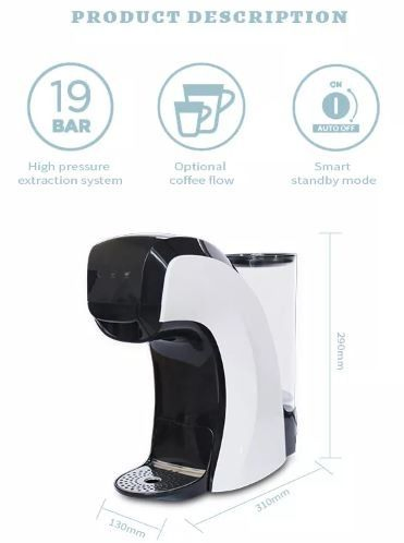 Liyyou Pod Espresso Machine with Milk Frother