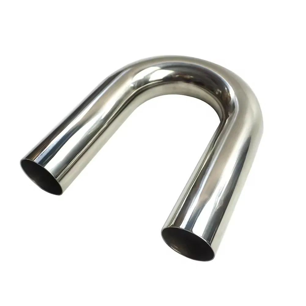 Manufacturer Polish Stainless Steel 180 Degree Exhaust Tubing U Bend