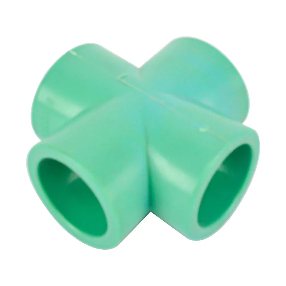 PPR Pipe Connection Cross Plastic Pipe Fittings