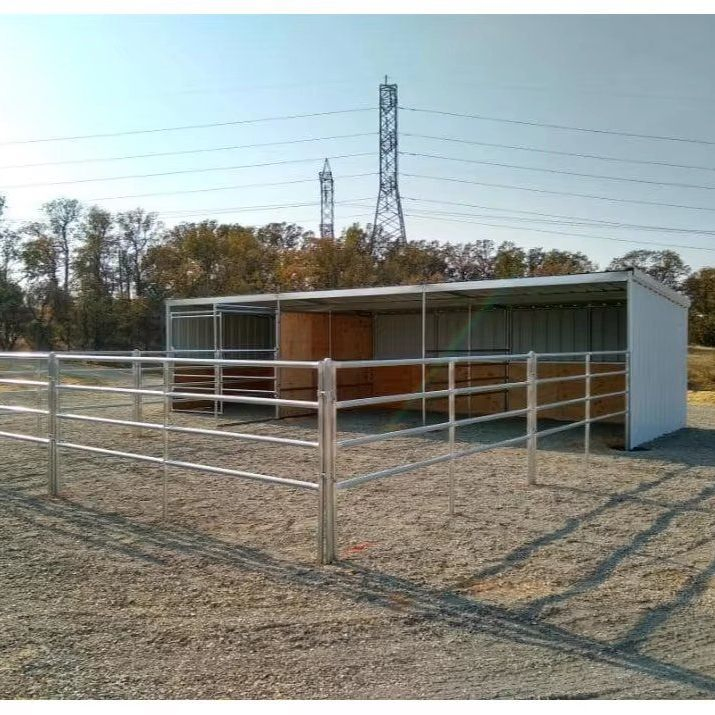 Promotion Customized Outdoor Portable Horse Stable Shelters 3m 3.6m 4m