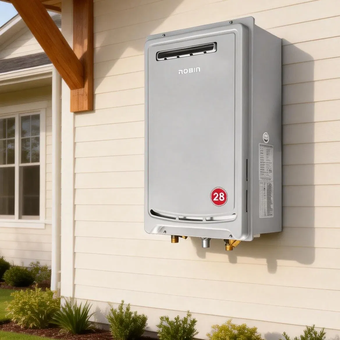 Gas Water Heater with 28L/Min Capacity and 56kw Power
