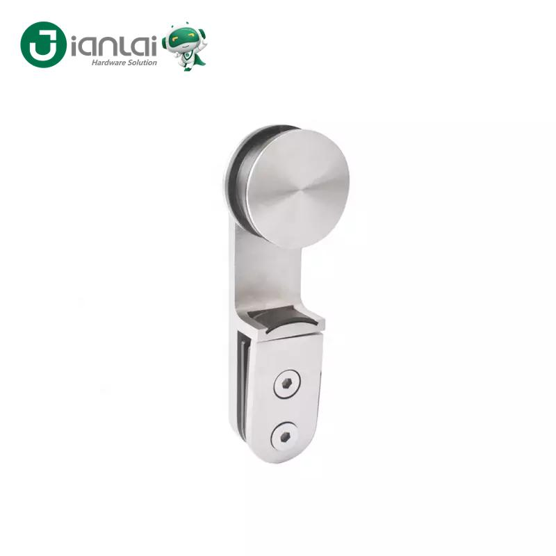 Chrome Bathroom Hardware Glass Fittings Shower Glass Sliding Door Kit