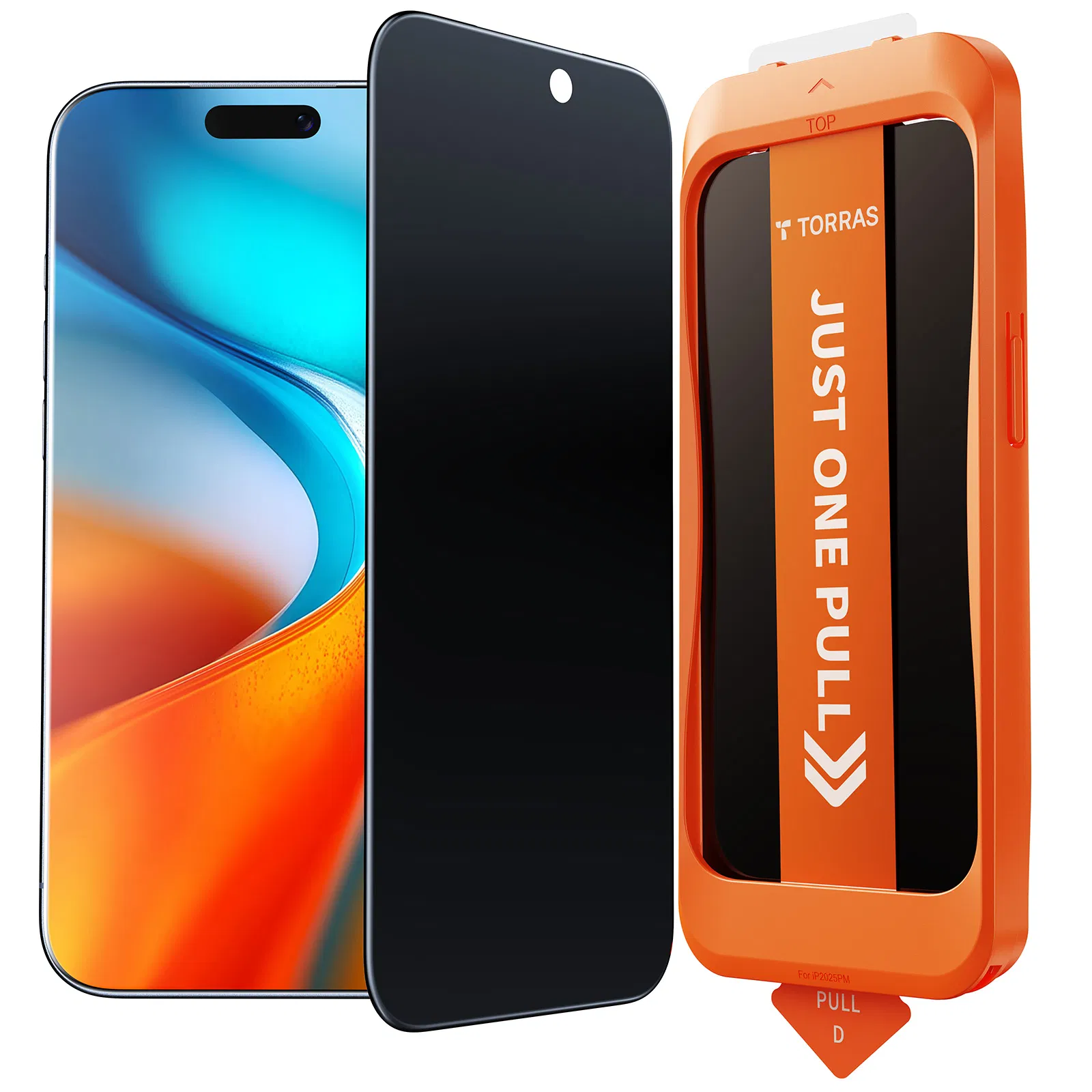Защитное стекло Torras Glassgo Premium Anti-Spy для iPhone 17 PRO Max