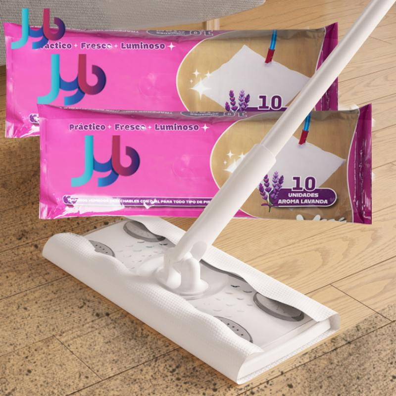 Floor Wet Wipes, Suitable for Both Dry and Wet Use, with Pearl Pattern for Deep Cleaning