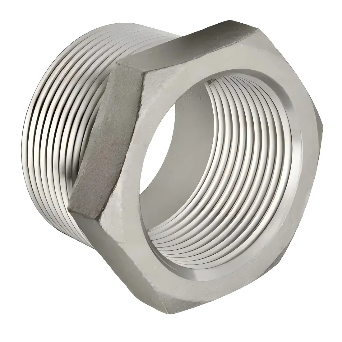 3/4-Inch Forged Stainless Steel Hex Bushing for High Pressure