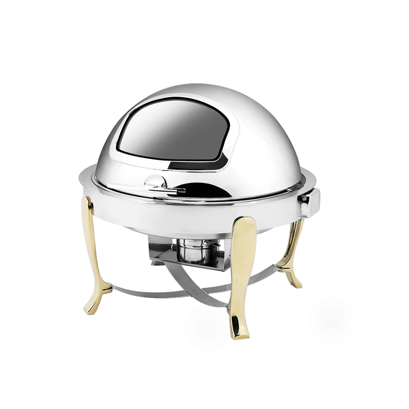 Circle Restaurant Tableware Made of Stainless Steel Chafing Dish