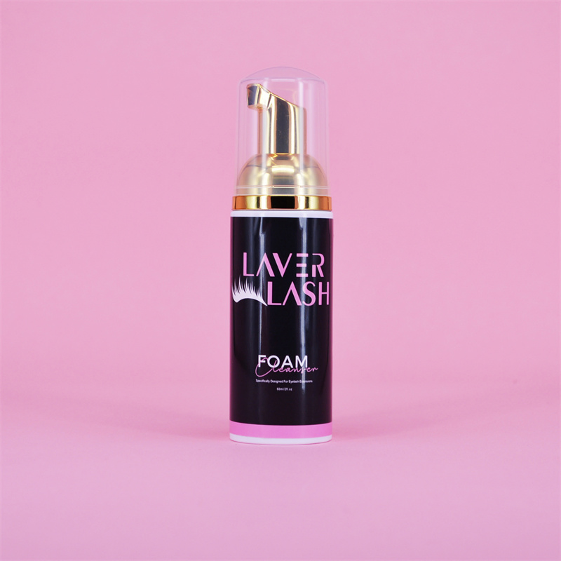 Safe and Gentle Foam Cleanser for Eyelash Extension Maintenance