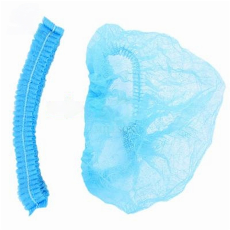 18" 21" 24" Hair Net Non Woven Disposable Clip Cap Round Cap Bouffant Cap Nurse Cap