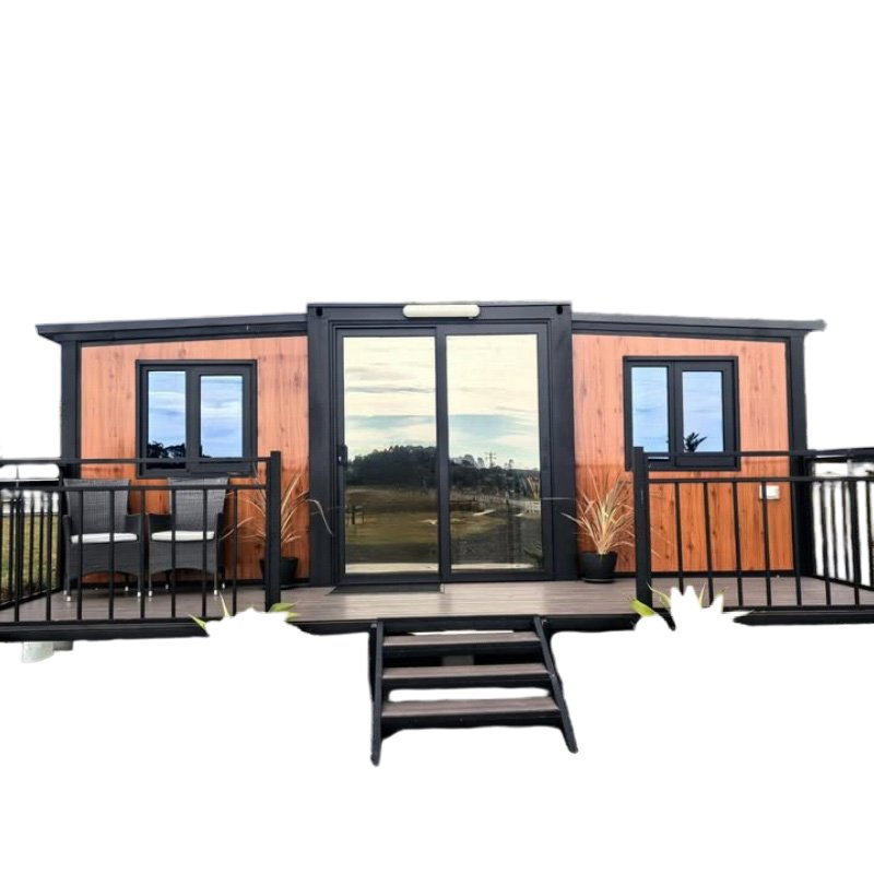 Luxury Portable Expandable Container House Modular Prefabricated Home Double Wing Container House with Bedroom Kitchen Bathroom