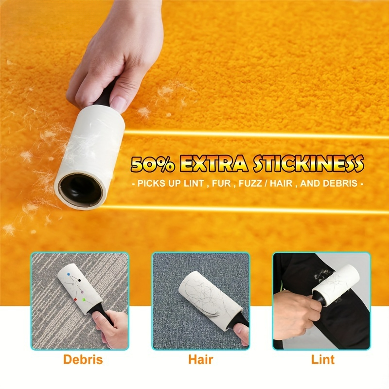 Promotional Factory Extra Sticky Clothes Furniture Carpet Pet Hair Remover Lint Roller