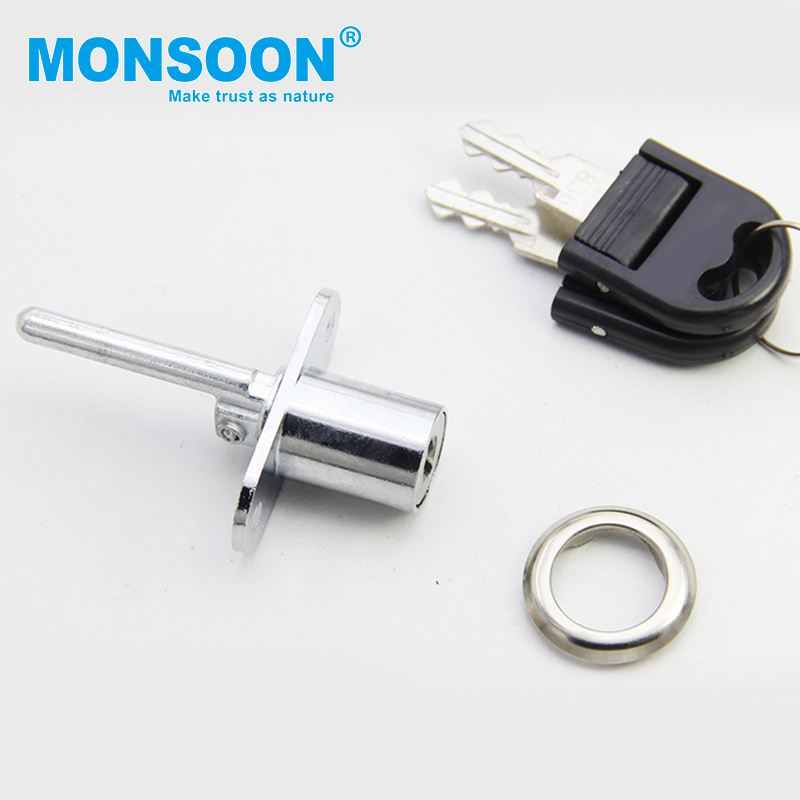 Furniture Hardware Concealed Iron Drawer Lock Cylinder Glass Door Sliding Cam Locks Hidden Glass Showcase Cabinet Door Lock