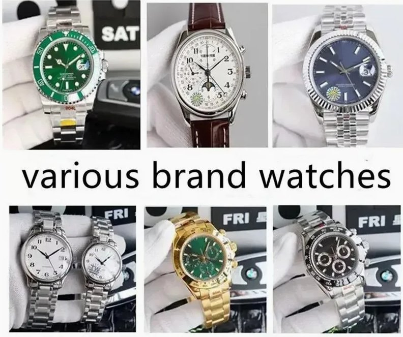 Dayto Diamond Best 1: 1 Replica AAA Stainless Steel Clock Heart Reloj Montre Gshock Automatic Wristwatch Super Clone Men Watch