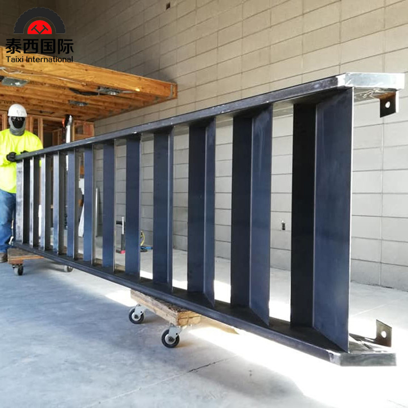 Customized High Quality Exterior Metal Stairs Factory Used Straight Steel Stairs