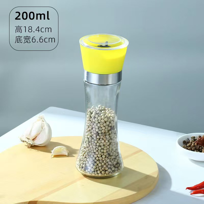 Стеклянная мельница для соли и перца 150-180 мл