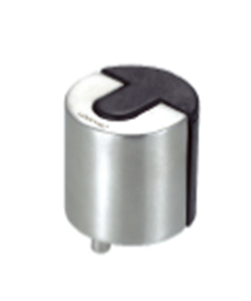 Punch-Free Stainless Steel Rubber Caps Rubber Door Stop